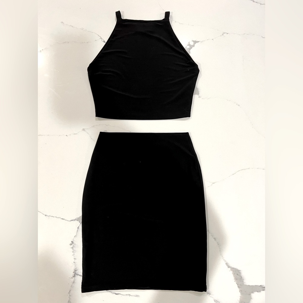 Handmade Two-Piece Set — Black